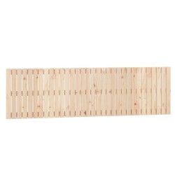 Tête de lit murale 204x3x60 cm Bois massif de pin 