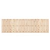 Tête de lit murale 204x3x60 cm Bois massif de pin 
