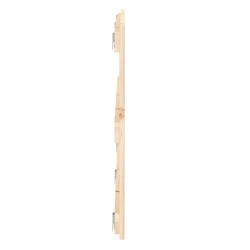 Tête de lit murale 204x3x60 cm Bois massif de pin 