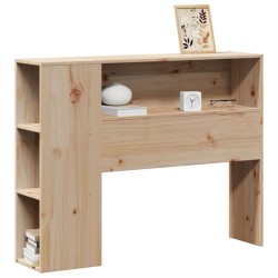 Tête de lit avec rangement 75 cm bois massif de pin 