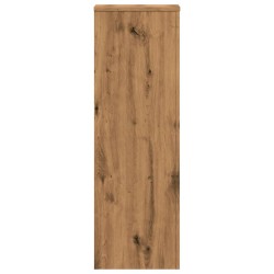Supports pour plantes 2 pcs chêne artisanal bois d'ingénierie 