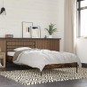 Cadre de lit sans matelas chêne fumé 100x200 cm 