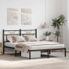 Cadre de lit sans matelas chêne sonoma 137x190 cm 