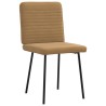 Chaises à manger lot de 2 Marron Velours 