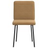 Chaises à manger lot de 2 Marron Velours 