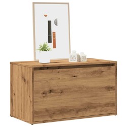 Banc d'entrée 80x40x45 cm chêne artisanal bois d'ingénierie 