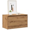 Banc d'entrée 80x40x45 cm chêne artisanal bois d'ingénierie 
