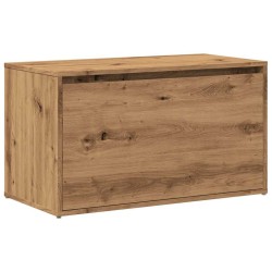 Banc d'entrée 80x40x45 cm chêne artisanal bois d'ingénierie 