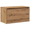 Banc d'entrée 80x40x45 cm chêne artisanal bois d'ingénierie 