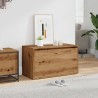 Banc d'entrée 80x40x45 cm chêne artisanal bois d'ingénierie 