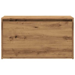 Banc d'entrée 80x40x45 cm chêne artisanal bois d'ingénierie 