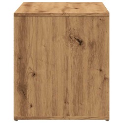 Banc d'entrée 80x40x45 cm chêne artisanal bois d'ingénierie 