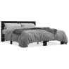 Cadre de lit sans matelas noir 160x200 cm 
