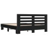 Cadre de lit sans matelas noir 160x200 cm 