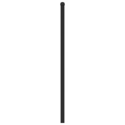 Tête de lit chêne marron 135 cm bois d'ingénierie et acier 