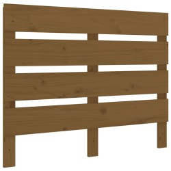 Tête de lit Marron miel 100x3x80 cm Bois massif de pin 