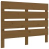 Tête de lit Marron miel 100x3x80 cm Bois massif de pin 