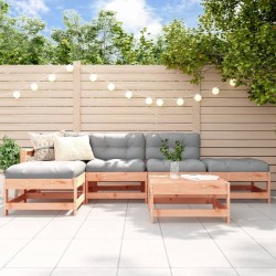 Salon de jardin 6 pcs bois massif douglas 