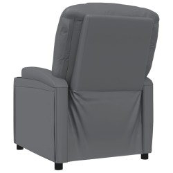 Fauteuil inclinable Anthracite Similicuir 