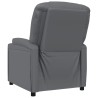 Fauteuil inclinable Anthracite Similicuir 