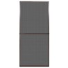 Moustiquaire à charnière pour portes Marron 100x215 cm 