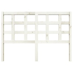 Tête de lit blanc 140,5x4x100 cm bois massif de pin 