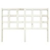 Tête de lit blanc 140,5x4x100 cm bois massif de pin 