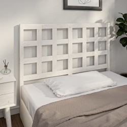 Tête de lit blanc 140,5x4x100 cm bois massif de pin 