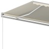 Auvent manuel rétractable 450x350 cm Crème 