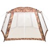 Tente de piscine Tissu 660x580x250 cm Camouflage 