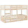 Lit superposé 90x200 cm Bois de pin massif 
