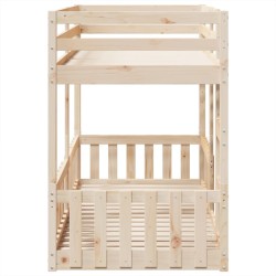 Lit superposé 90x200 cm Bois de pin massif 