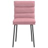 Chaises à manger lot de 2 Rose Velours 