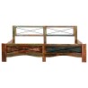Cadre de lit sans matelas Bois de récupération massif 180x200cm 