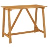 Ensemble de bar de jardin 5 pcs Marron 