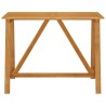 Ensemble de bar de jardin 5 pcs Marron 