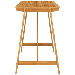 Ensemble de bar de jardin 5 pcs Marron 