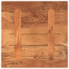 Dessus de table 60x60x2,5 cm carré bois massif d'acacia 