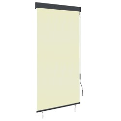 Store roulant d'extérieur 100 x 250 cm Crème 