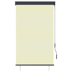 Store roulant d'extérieur 100 x 250 cm Crème 