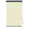 Store roulant d'extérieur 100 x 250 cm Crème 