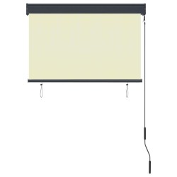 Store roulant d'extérieur 100 x 250 cm Crème 