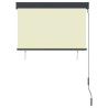 Store roulant d'extérieur 100 x 250 cm Crème 