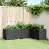 Jardinière noir 160x120x53 cm polypropylène 