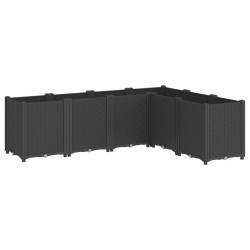 Jardinière noir 160x120x53 cm polypropylène 