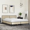 Cadre de lit sans matelas chêne sonoma 150x200 cm 