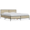 Cadre de lit sans matelas chêne sonoma 150x200 cm 