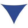 Voile d'ombrage 160 g/m² Bleu 2,5x2,5x3,5 m PEHD 