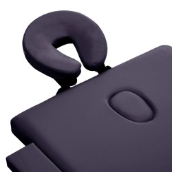 Table de massage pliable 3 zones Aluminium Violet 
