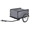 Remorque de vélo gris et orange 65 kg 